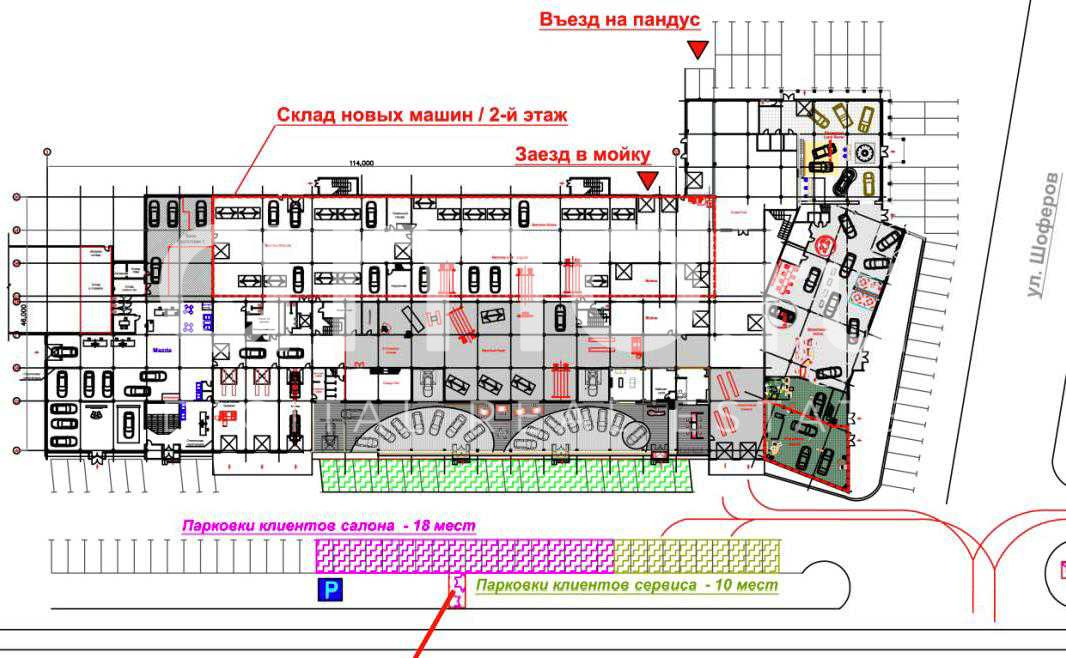Планировка офиса 13 108.7 м², Административное здание «г Екатеринбург, Блюхера ул., 50»